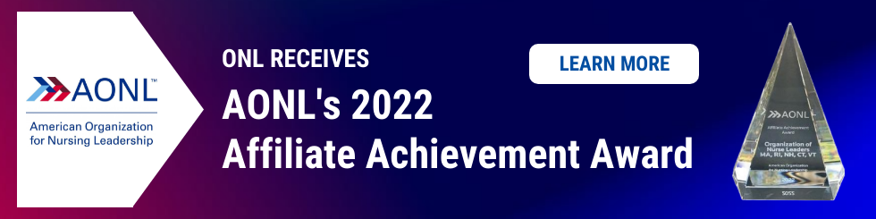ONL receives 2022 AONL Affiliate Achievement Award