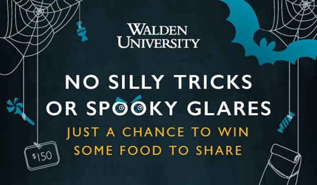 Walden University chance to win lunch for healthcare workers
